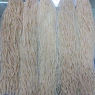 Organic accessory from pearl, accessories, necklace, 8-9mm, DIY — chobi 15