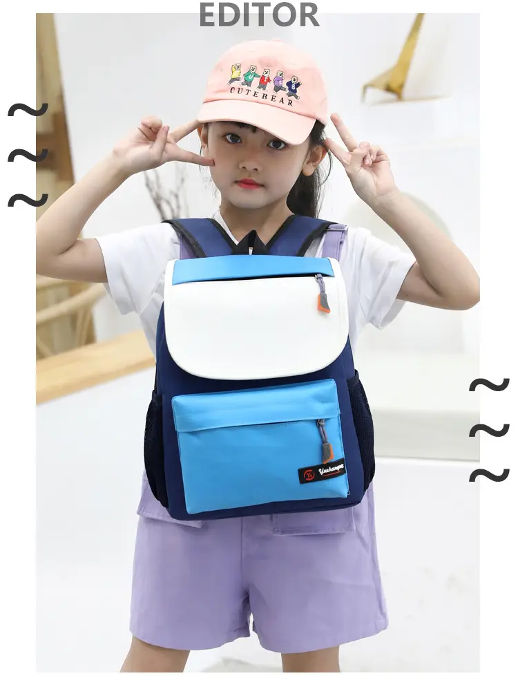 School bag, backpack for early age, custom-made, with your logo imprint, early education — chobi 28