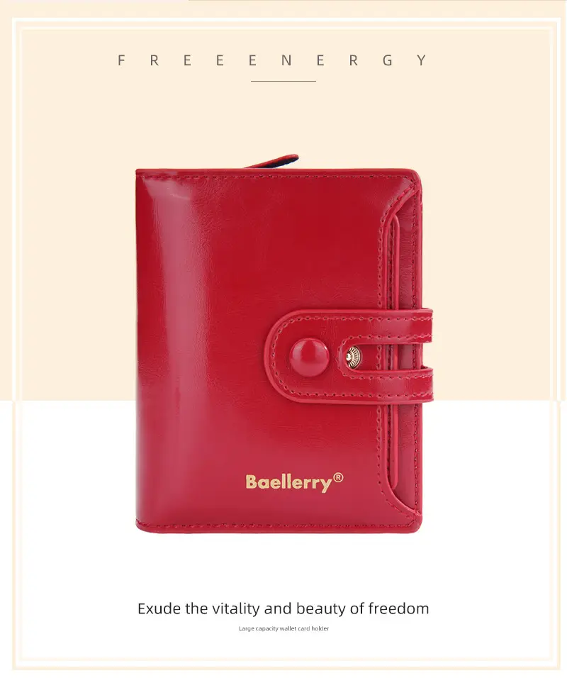 Wallet, shoulder bag, short brand card holder, high-quality style — chobi 7