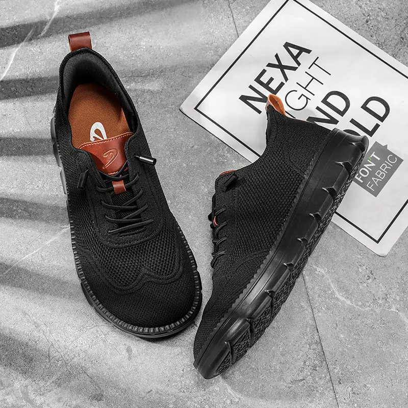 (Cross-border trading), lightweight loafers, comfortable sneakers, breathable casual footwear, made with flyknit technology, (Physicals) — chobi 10