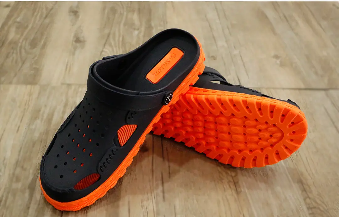 Vietnamese style Wentu slippers WENTU sandals dual-purpose shoes men's fashion outdoor and indoor two-color mesh holes — chobi 24