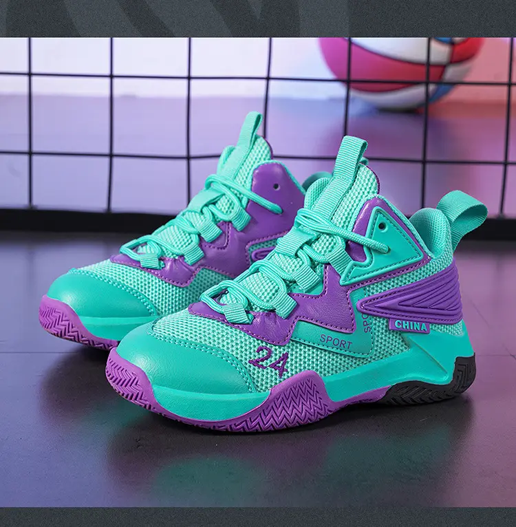 Basketball uniform for boys, autumn children's breathable non-slip sneakers for training — chobi 16