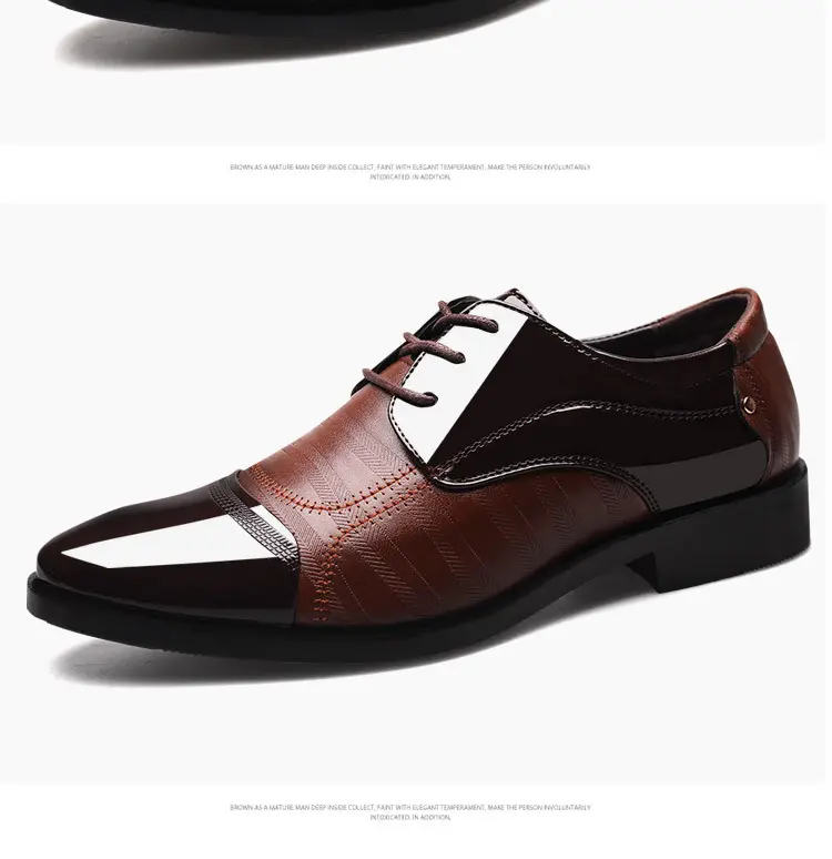 Men's spring classic suit jacket, fashionable wedding shoes, trend of season, plus size, dropshipping available — chobi 27