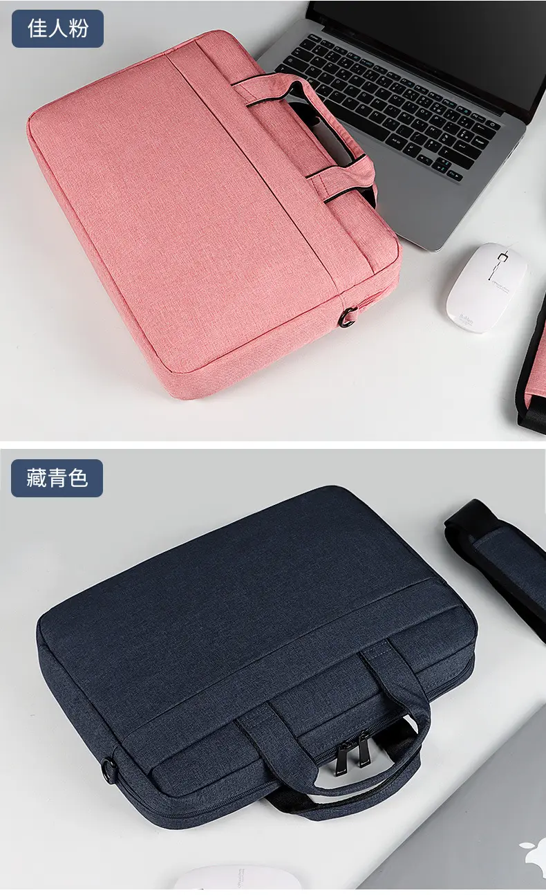 (Wholesale), one-shoulder bag, laptop, waterproof bag for men and women, 131415.6 inch, logo printing service — chobi 25