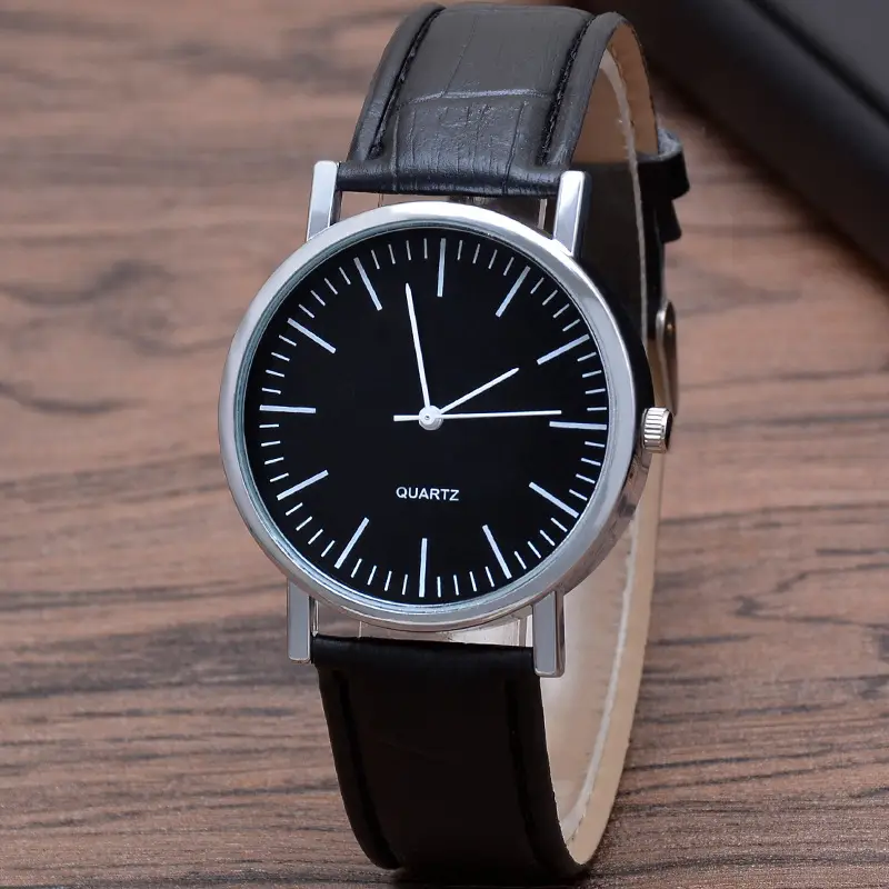 Men's quartz watch, glossy strap — chobi 10