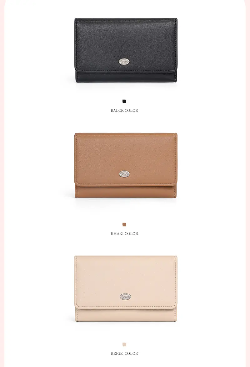 Wallet, long polyurethane capacious shoulder bag with zipper — chobi 13