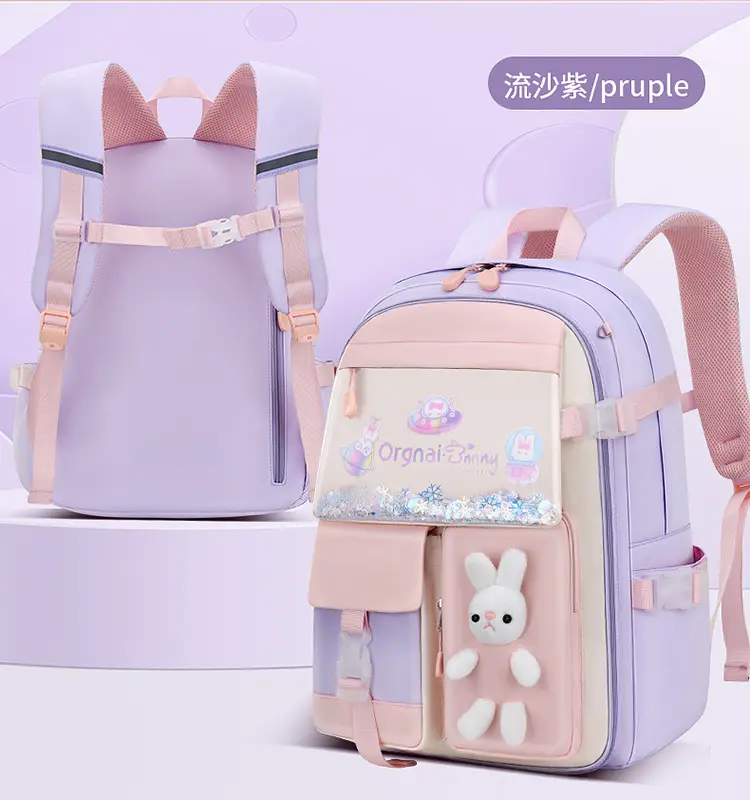 (Wholesale), school bag, capacious shoulder bag, water repellent children's backpack — chobi 18