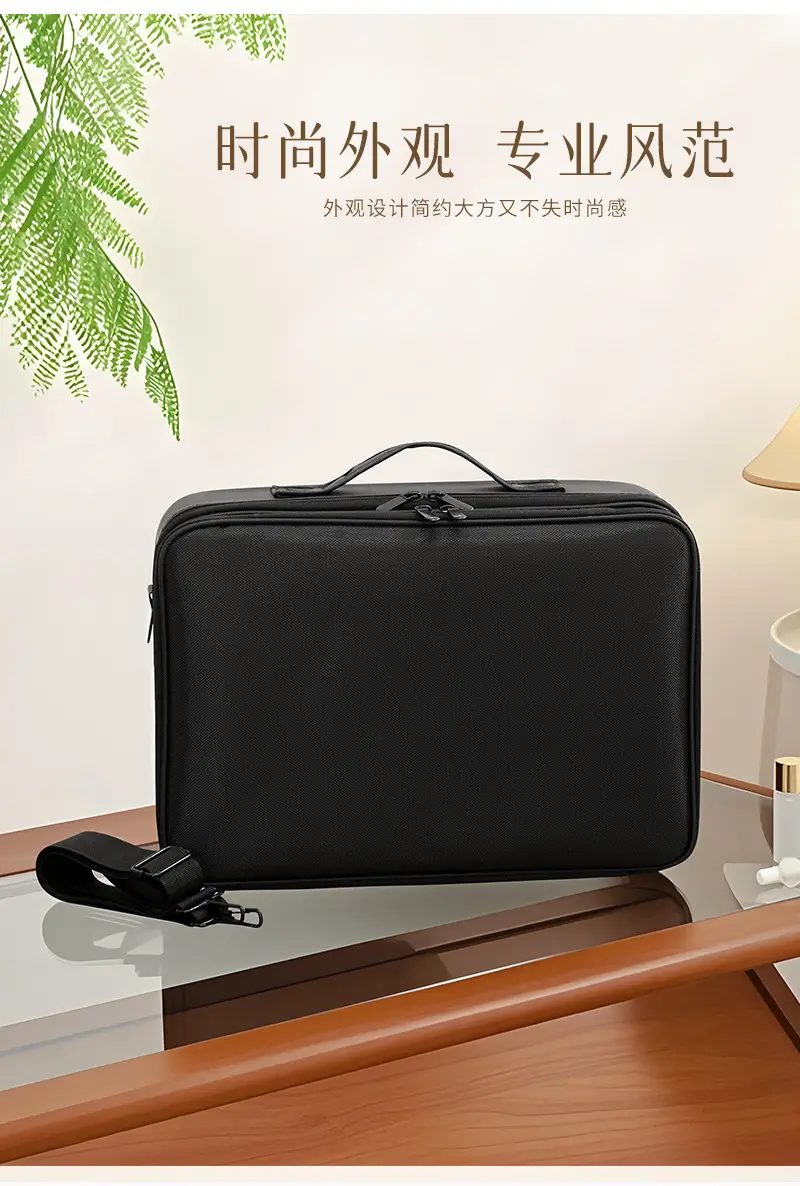 Capacious cosmetic bag, handheld shoulder bag for traveling, brand organizer bag for manicure — chobi 4