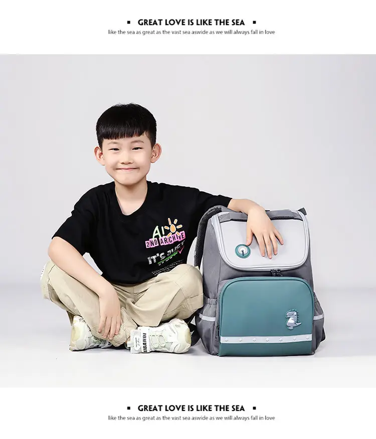 (Wholesale), children's school bag, capacious backpack lightweight, spine protection, 1-6 years — chobi 15