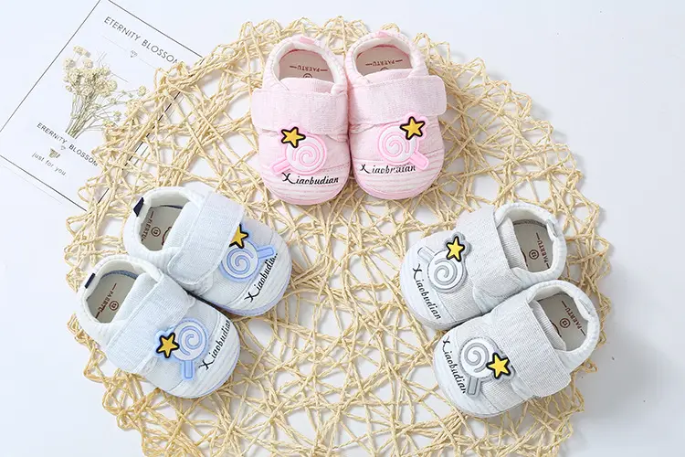 Spot hot baby shoes anti-slip toddler shoes beef tendon soft sole baby shoes children's shoes newborn shoes baby full moon shoes — chobi 1
