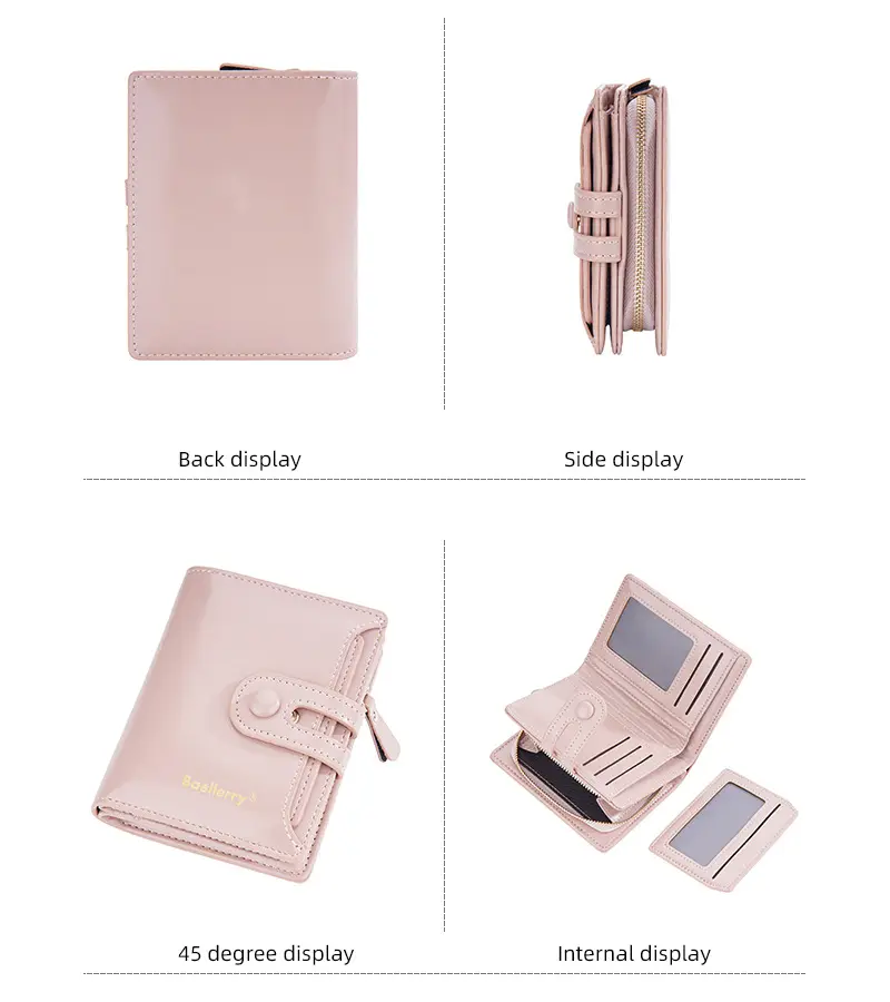 Wallet, shoulder bag, short brand card holder, high-quality style — chobi 12