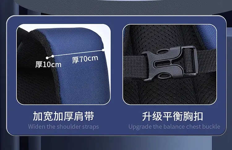 Children's capacious school bag lightweight, for secondary school, 1-3-6-9 years, 2027 years — chobi 7
