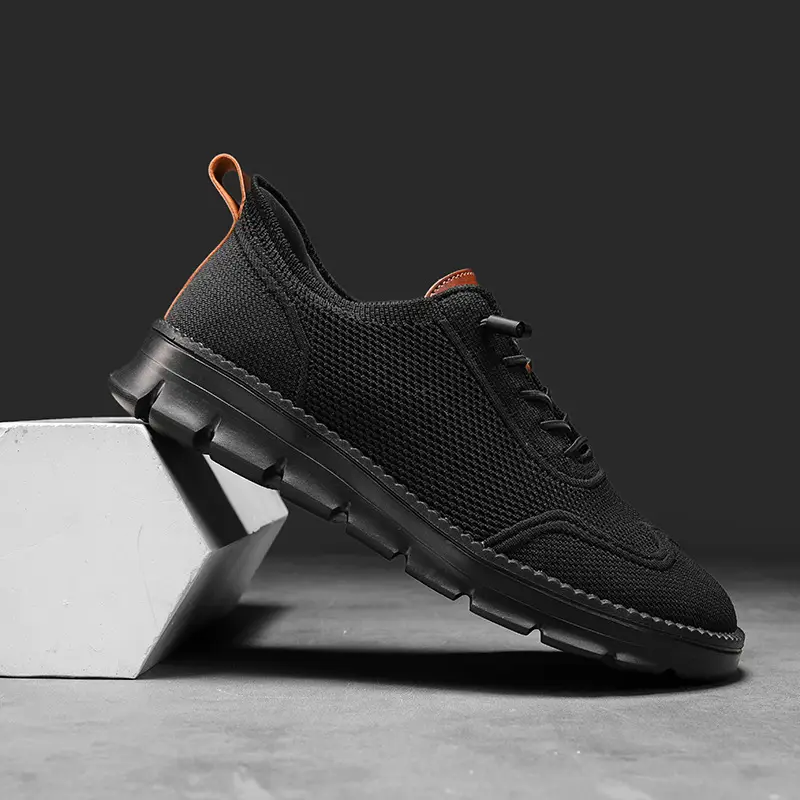 (Cross-border trading), lightweight loafers, comfortable sneakers, breathable casual footwear, made with flyknit technology, (Physicals) — chobi 18