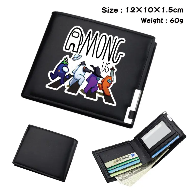 Wallet for men and women, polyurethane short card holder — chobi 8