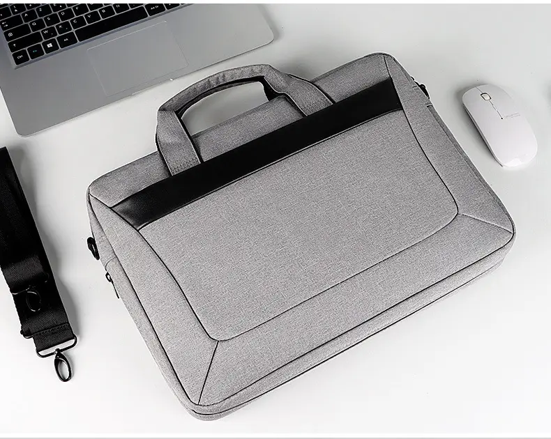 (Wholesale), one-shoulder bag, laptop, waterproof bag for men and women, 131415.6 inch, logo printing service — chobi 27