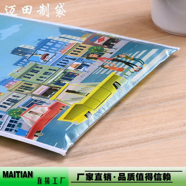 Cloth bag non-woven cloth, fashionable shopping bag, woven linen bag, custom-made — chobi 9