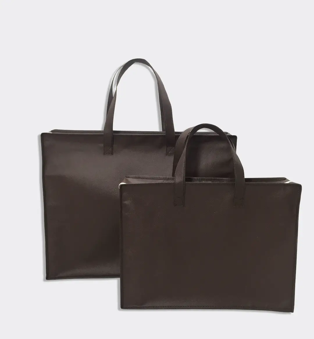 Three dimensional handheld pack non-woven cloth with zipper, duvet, storage bag, custom-made, with your logo imprint — chobi 3