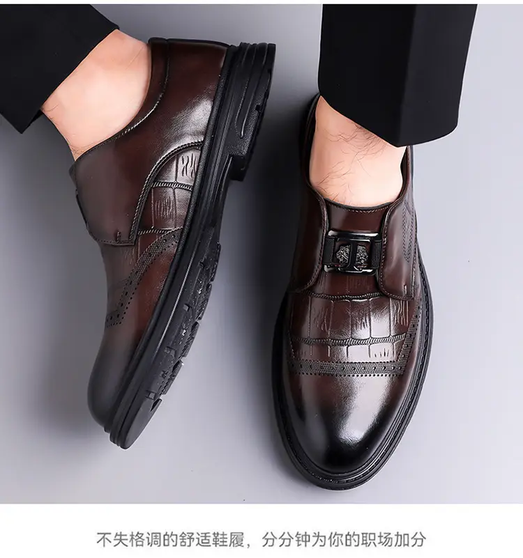 (Wholesale), men's classic suit jacket, fashionable casual footwear, comfortable shoes for work and office — chobi 15