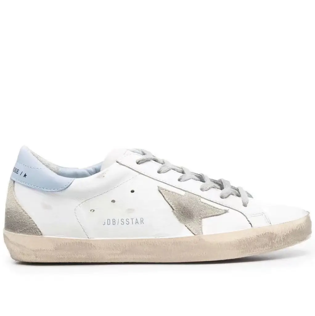 Korean version 2025 new SUPERSTAR genuine leather old retro small dirty shoes women's inner heightening star shoes dirty shoes — chobi 15