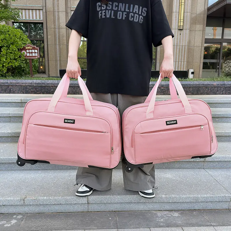 Suitcase, handheld capacious foldable travel bag for men and women — chobi 14