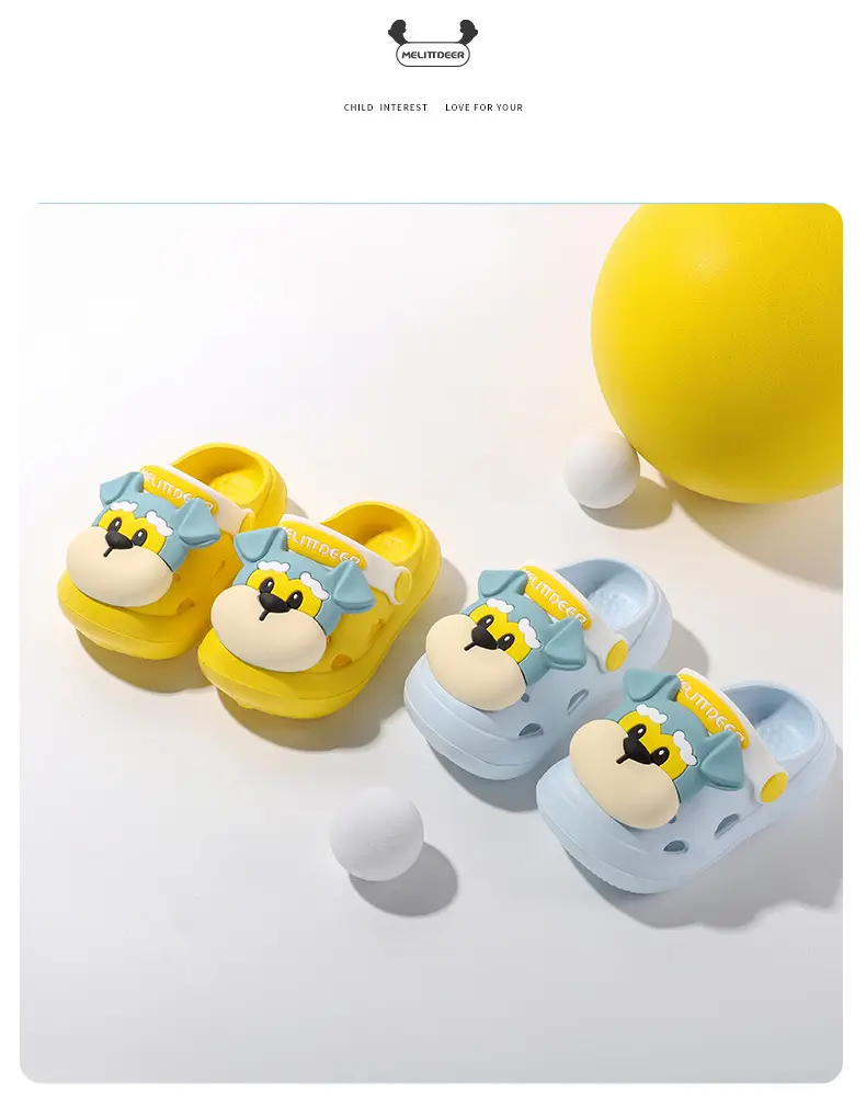 (Wholesale), children's fashionable cartoon Crocs-style slippers for boys, sandals, suitable for indoor and outdoor use, soft sole — chobi 13