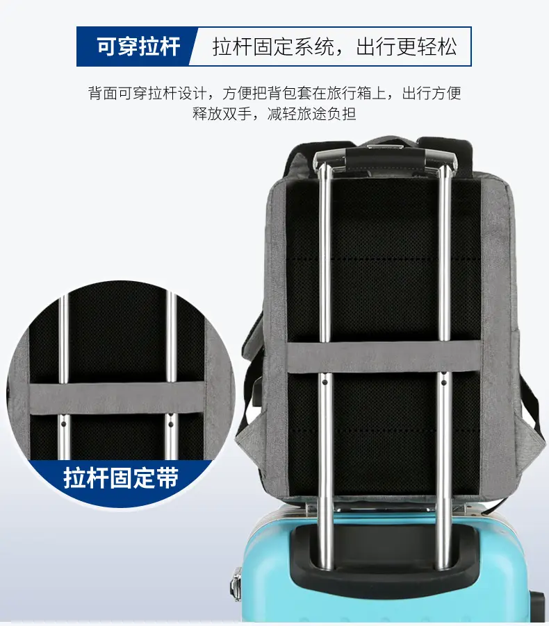 Laptop, backpack, upgraded version, with your logo imprint, Birthday gift, business version — chobi 10