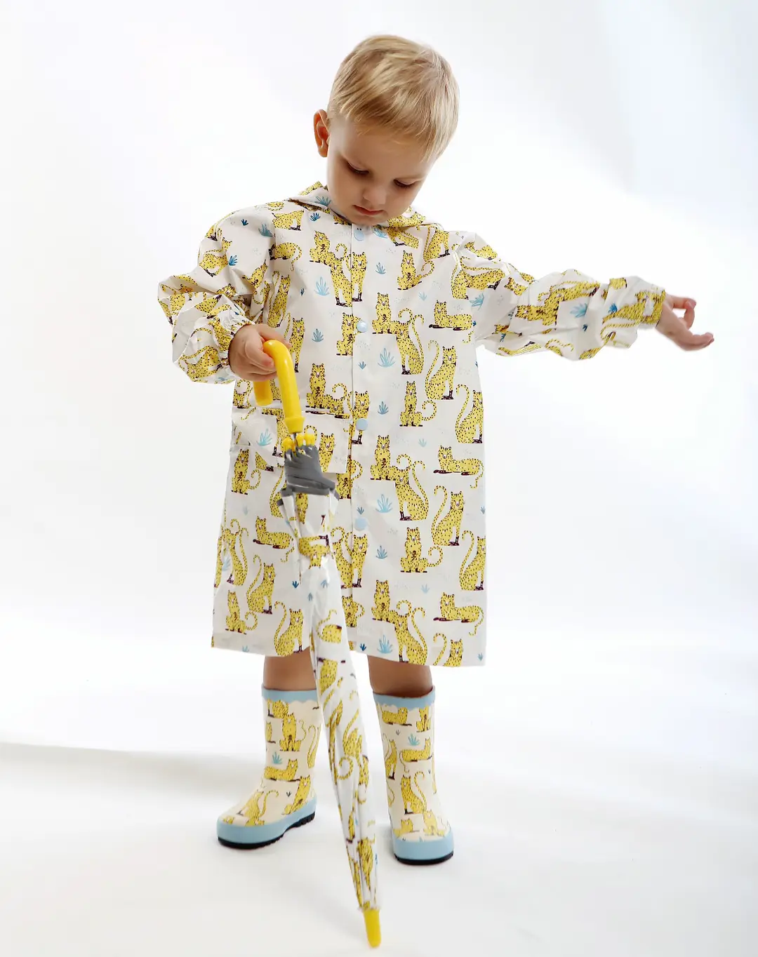 Promotion Cross -border INS Explosion Penguin Sky Horse Leopard Rain Rain Boots Rubber Waterproof ENBIHOUSE Children's Rain Shoes — chobi 27