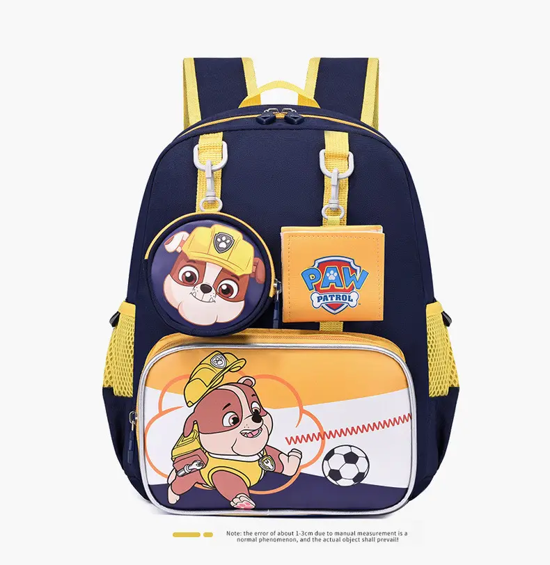 School bag for kindergarten, cartoon backpack for students, purse, card holder, pony, Spiderman — chobi 18