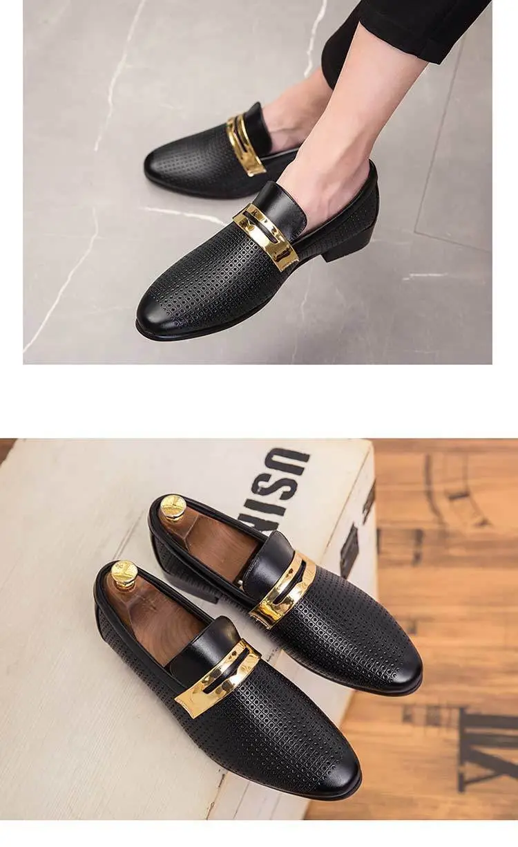 Men's white summer breathable shoes, height increasing, Korean style — chobi 9