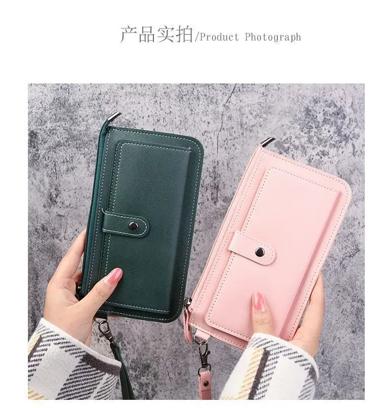 Wallet, shoulder bag, capacious card holder, universal coins, Japanese and Korean — chobi 6