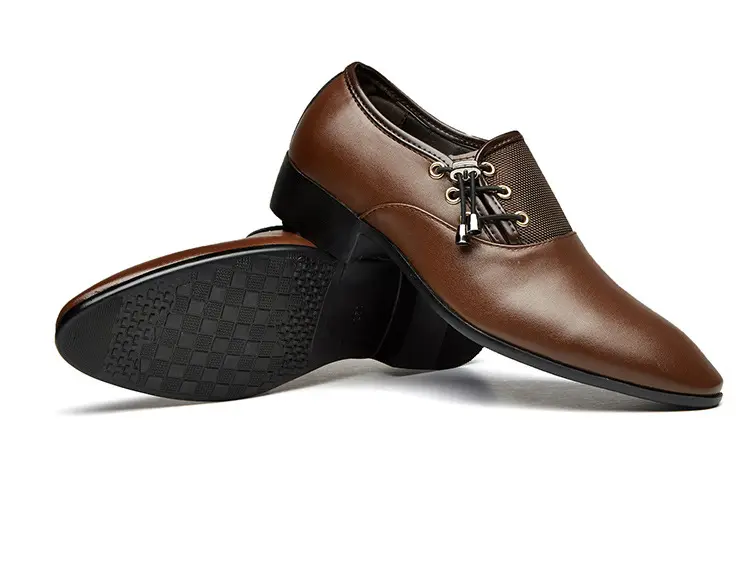 Men's classic suit jacket, universal wedding shoes, black casual footwear for leisure, plus size, dropshipping available — chobi 30
