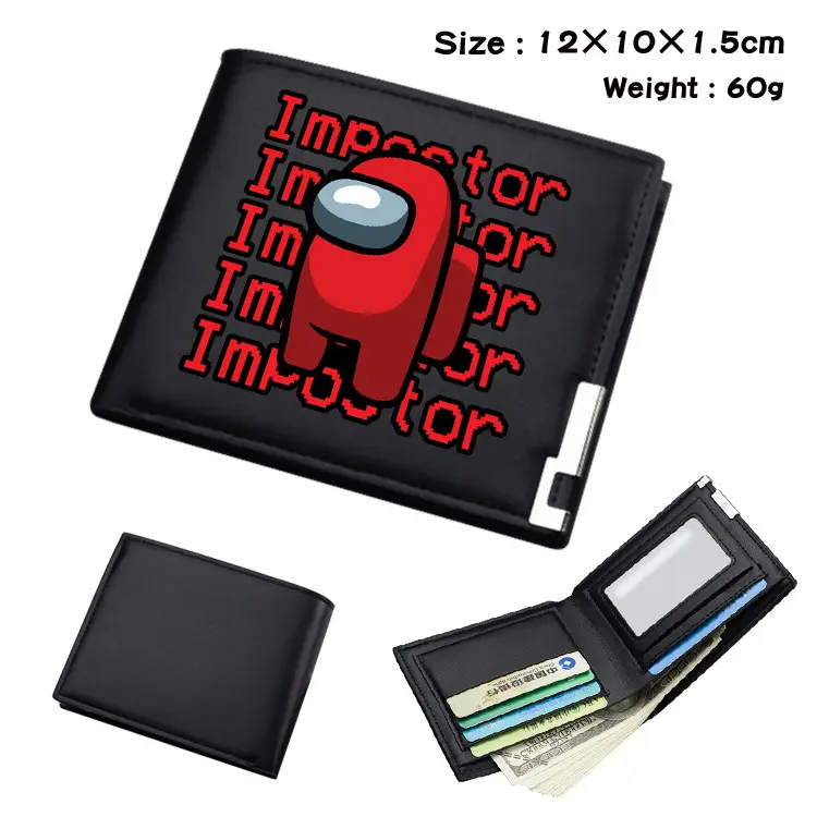 Wallet for men and women, polyurethane short card holder — chobi 2