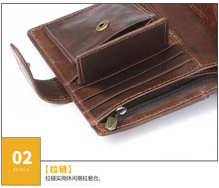(Cross-border trading), wallet, retro capacious small clutch bag, leather card holder, high-end — chobi 35