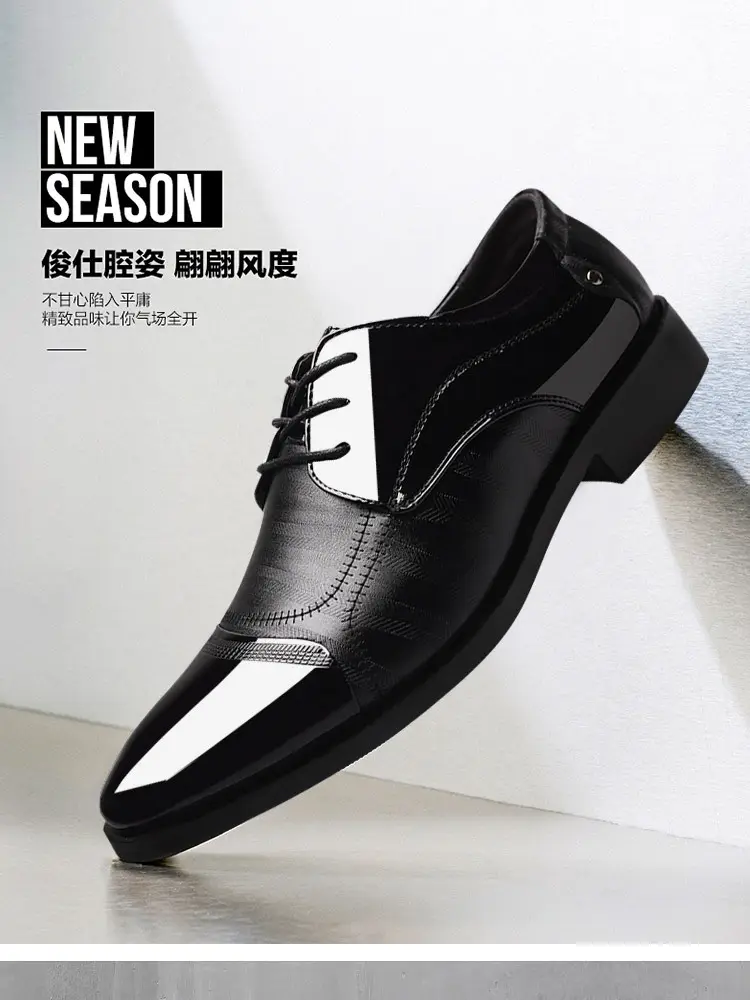 Men's spring classic suit jacket, fashionable wedding shoes, trend of season, plus size, dropshipping available — chobi 11