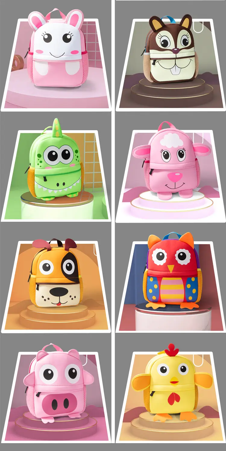 (Wholesale), children's cartoon school bag for early age, cute backpack — chobi 11
