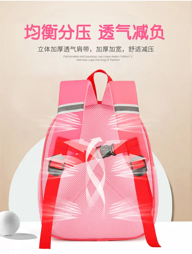 School bag for early age, cartoon backpack, card holder for men and women, 3-6 years — chobi 8