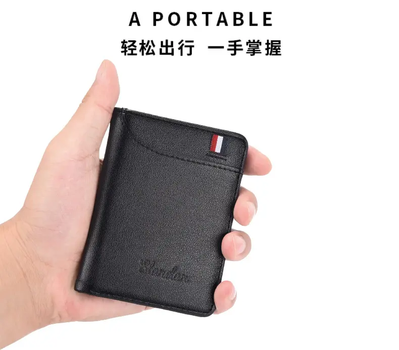 slardar Ultra thin wallet for driver's license, small card holder for students — chobi 6