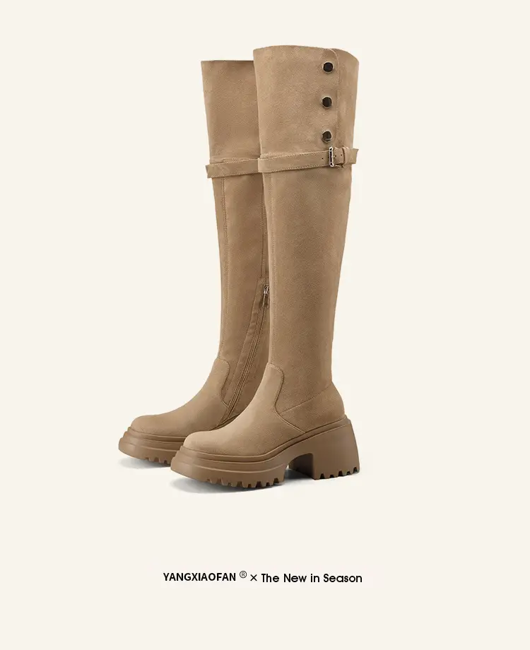 High boots platform heels, can be worn in two ways, ideal for wide feet, height increasing, extra wide fit, plus size — chobi 21