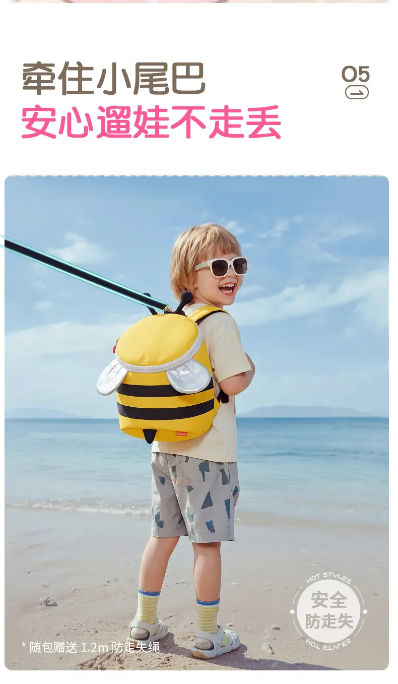(Cross-border trading), children's school bag for early age, cartoon backpack to go out for traveling, 1-3-6 years, worn on the shoulder — chobi 16