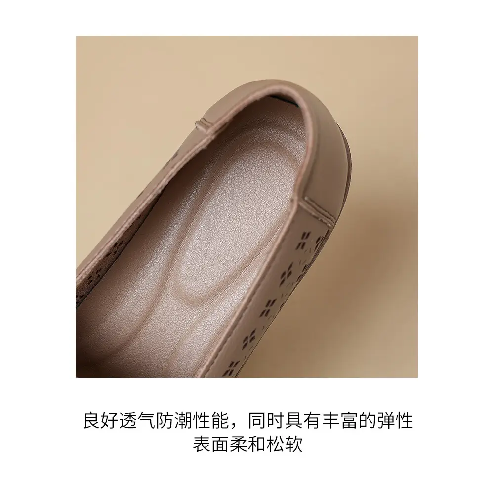 Loafers made of soft leather, comfortable “mom shoes” flat, casual footwear, Collection Year 2026, soft sole, easy to put on — chobi 8