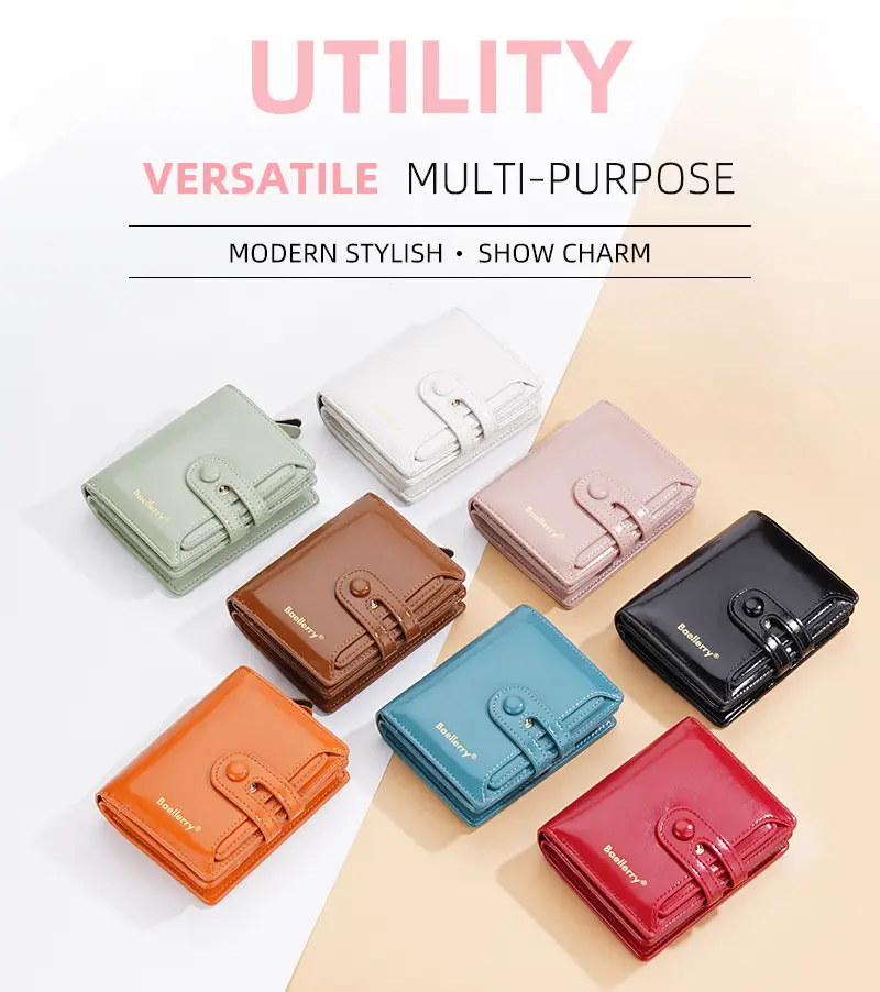 Wallet, shoulder bag, short brand card holder, high-quality style — chobi 3