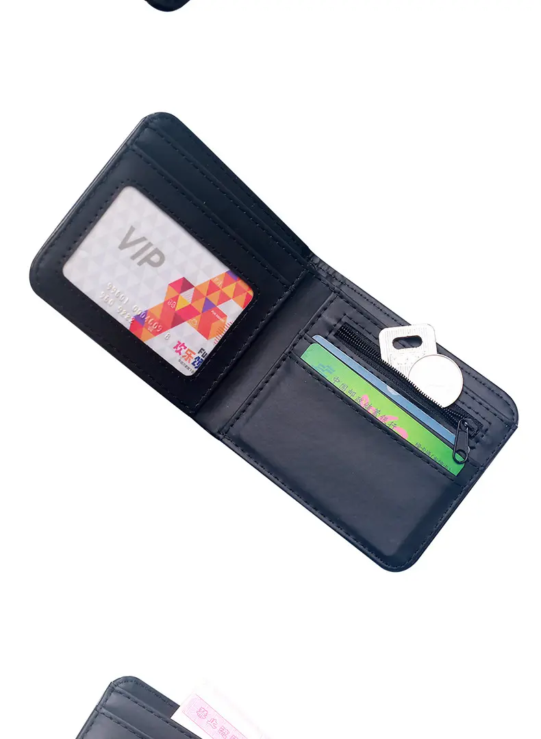 (Cross-border trading), wallet, short cartoon skull with zipper, new collection — chobi 9