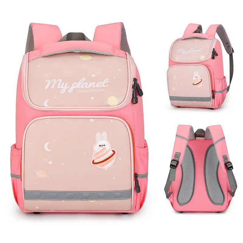 (Wholesale), children's school bag, capacious backpack lightweight, spine protection, 1-6 years — chobi 17
