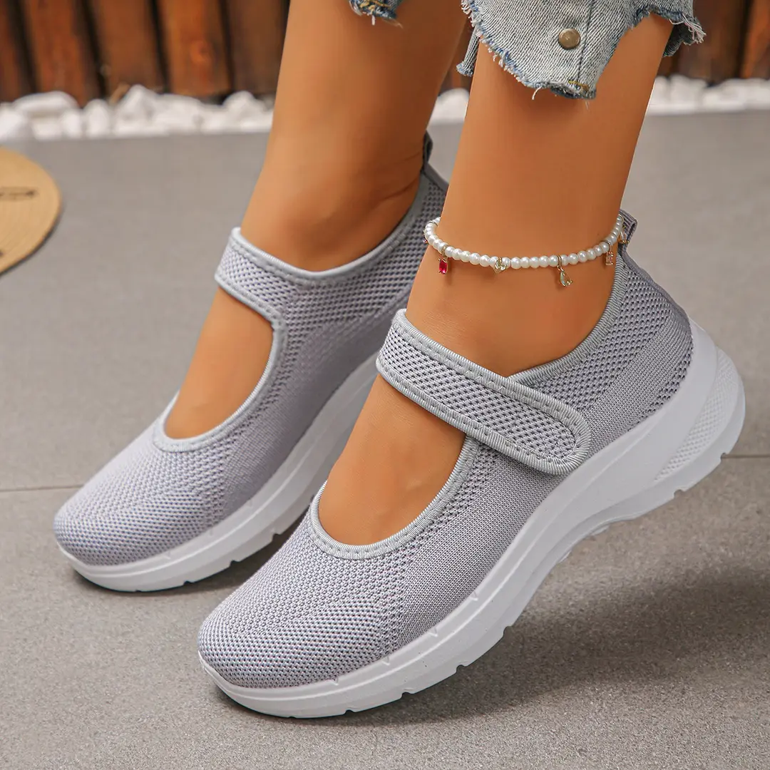 (Cross-border trading), Mary Jane shoes, breathable shoes, lightweight sneakers low-cut, casual women's walking shoes, plus size, for middle age, made — chobi 16