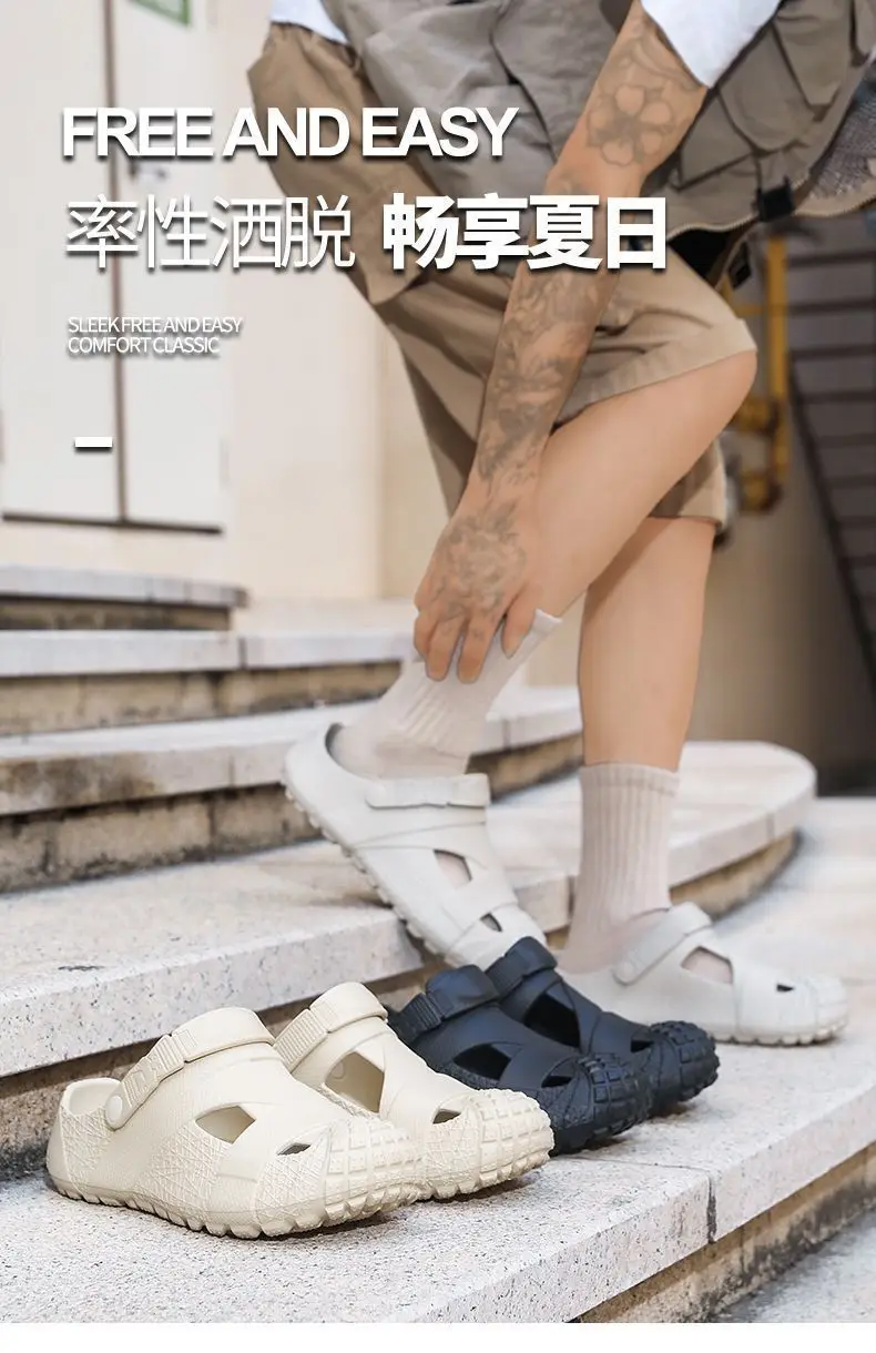Sandals, non-slip slippers, beach sneakers, beach footwear, Collection Year 2026, suitable for outdoor wear, closed toe — chobi 1