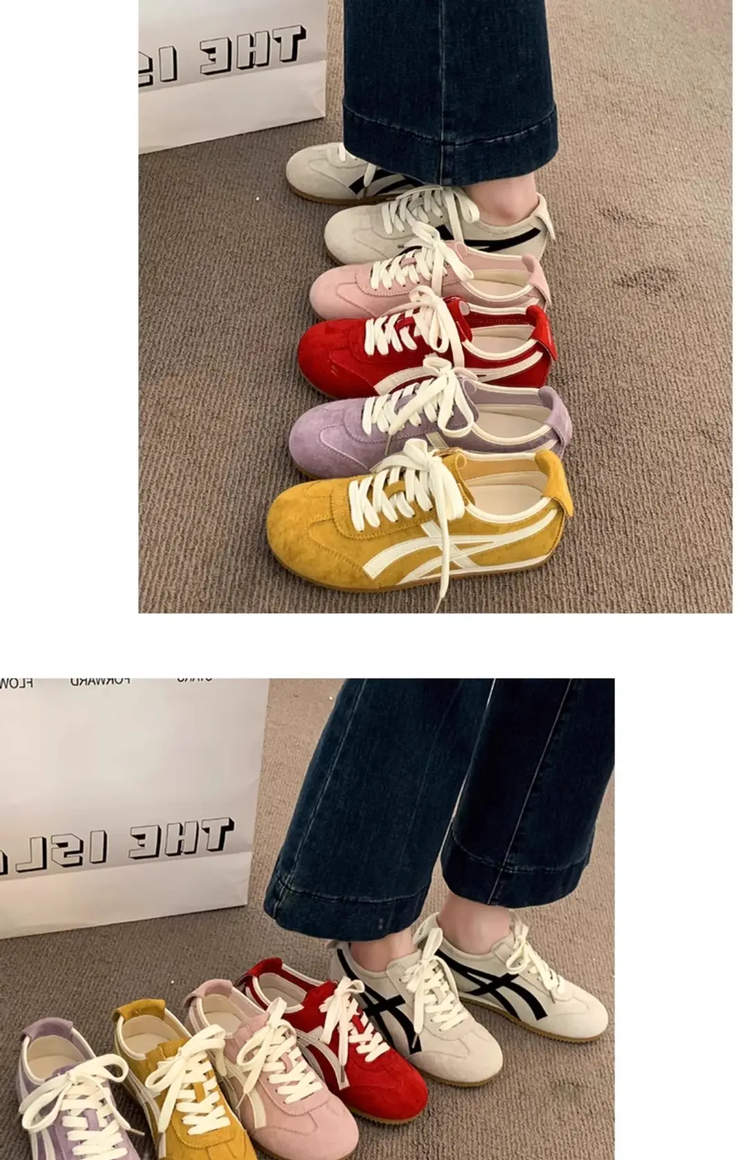 Retro summer GAT shoes, universal sports casual footwear flat for leisure, women's style, Collection Year 2025 — chobi 11