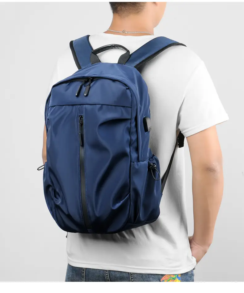(Cross-border trading), (Wholesale), men's backpack, casual laptop charging for traveling for students, business version, ideal for walking — chobi 24