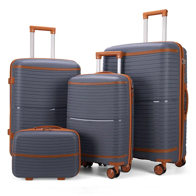 (Cross-border trading), capacious explosion-proof universal suitcase with zipper, 24 inch — chobi 3