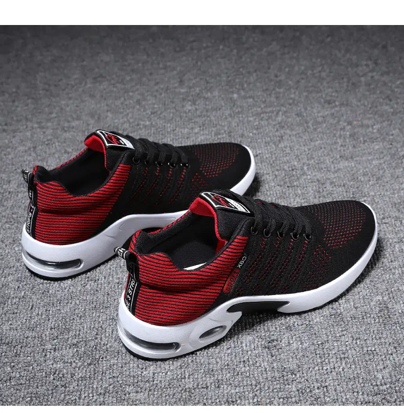 (Cross-border trading), sneakers, breathable trend casual footwear, universal soft heel, European style, plus size, made with flyknit technology — chobi 16