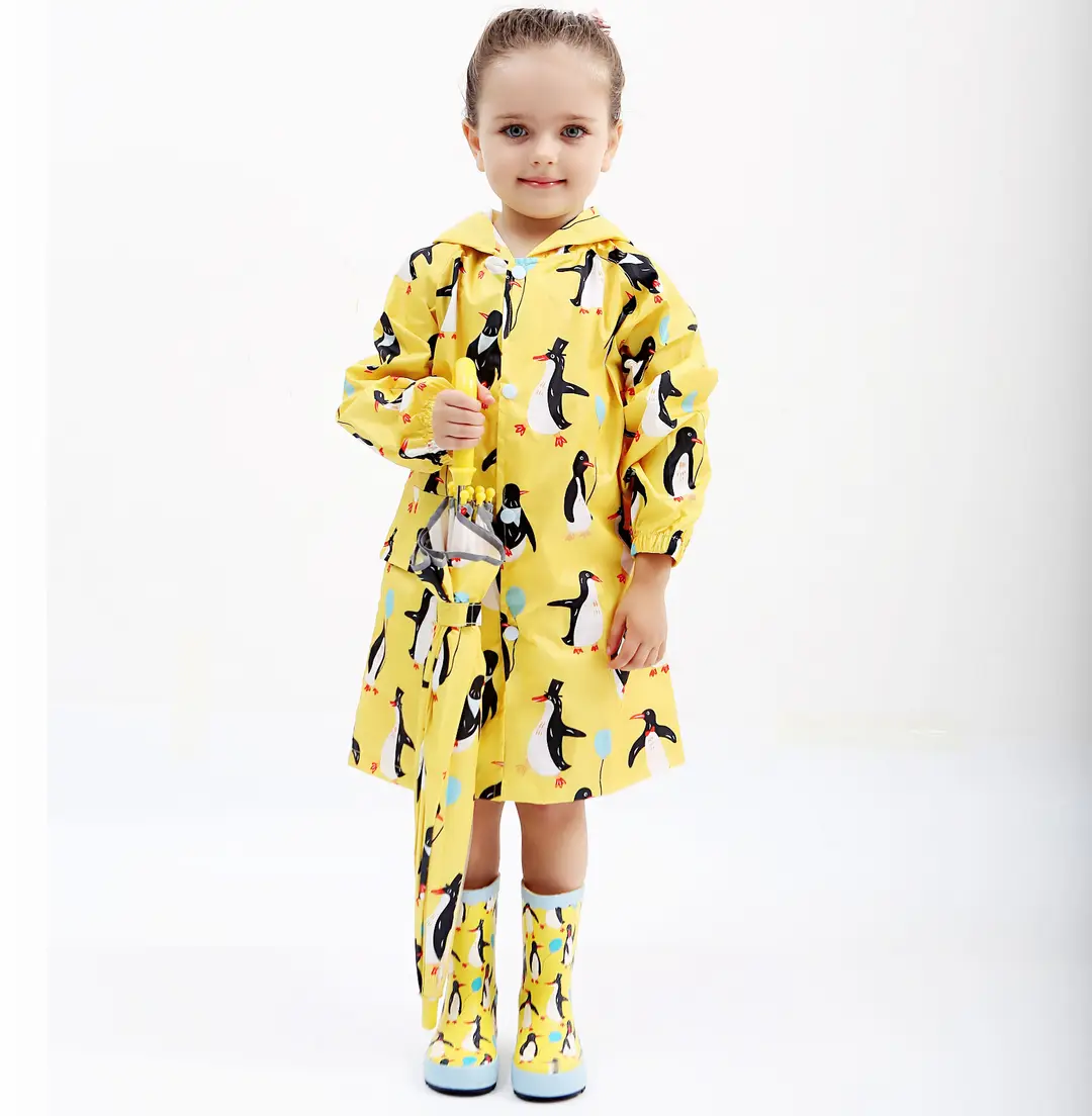 Promotion Cross -border INS Explosion Penguin Sky Horse Leopard Rain Rain Boots Rubber Waterproof ENBIHOUSE Children's Rain Shoes — chobi 12